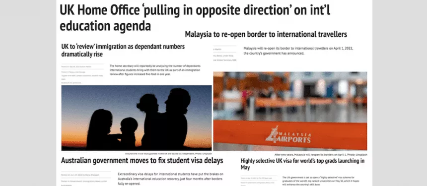 A Year in International Education: Reflections on 2022