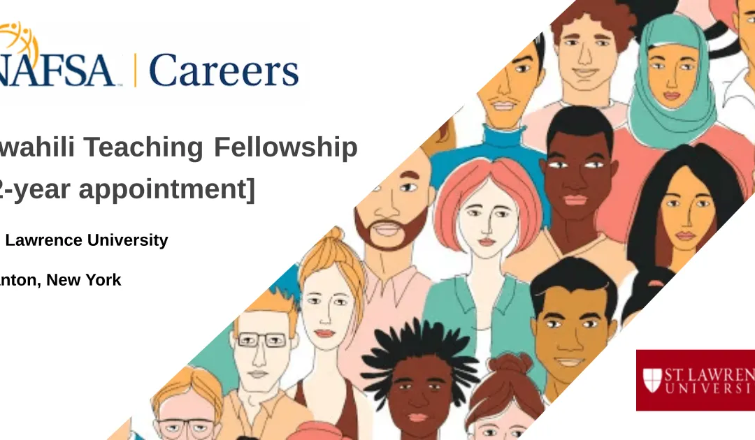 Swahili Teaching Fellowship [2-year appointment]  – Canton, New York job with St. Lawrence University | 178015